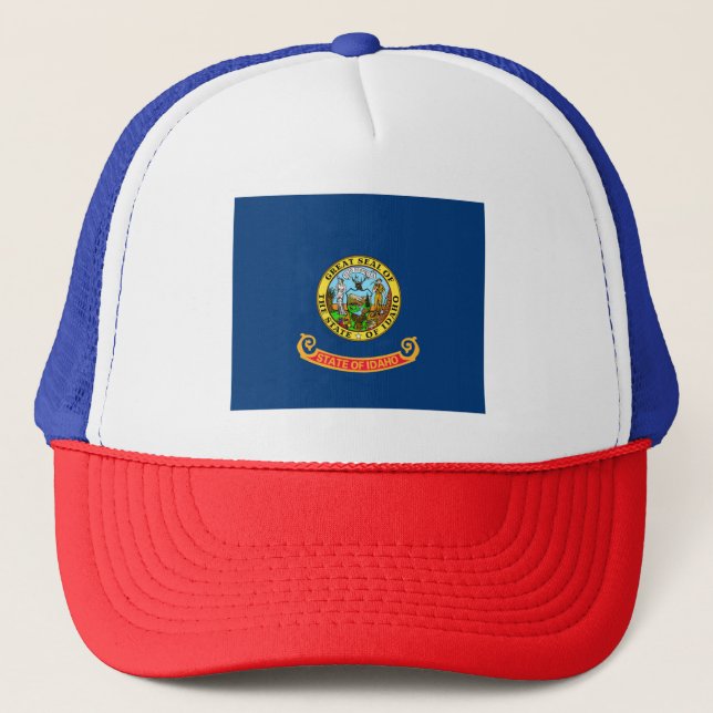 Boné Idaho Flag: Estado Gem, América Mountain West (Frente)