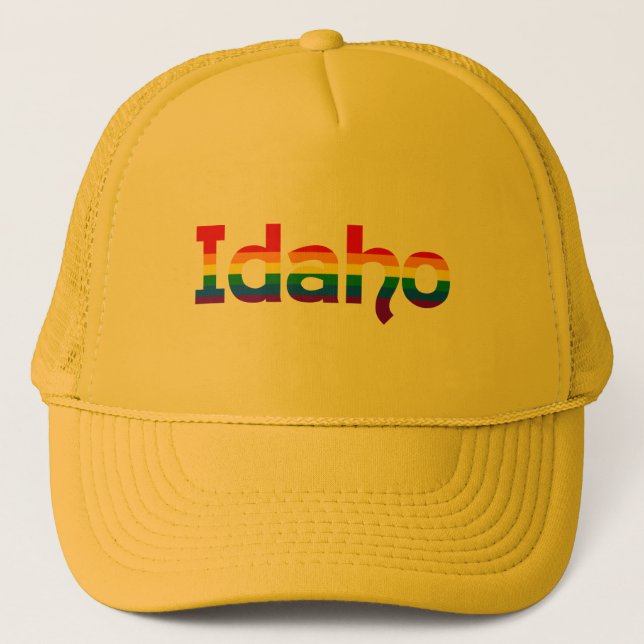Boné Idaho Rainbow text Hat (Frente)