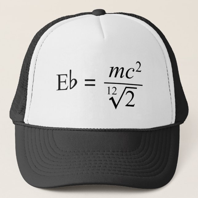 Boné Ideal para o geek da música e da ciência! (Frente)