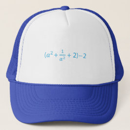 Boné Identidade Algébrica a^2 + 1 a^2 + 2 - 2 Equação