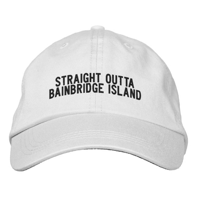 Boné ILHA BAINBRIDGE Washington Chapéu (Frente)