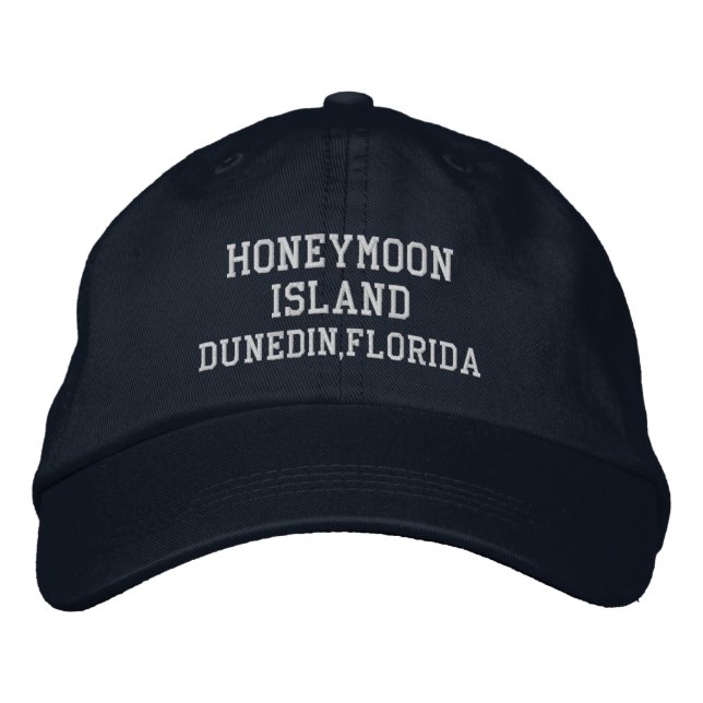 Boné Ilha Honeymoon Embroiderada pelo Chapéu Baseball d (Frente)