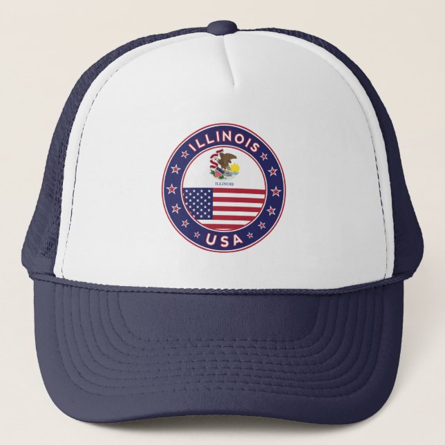 Boné Illinois, t-shirt de Illinois, (Frente)