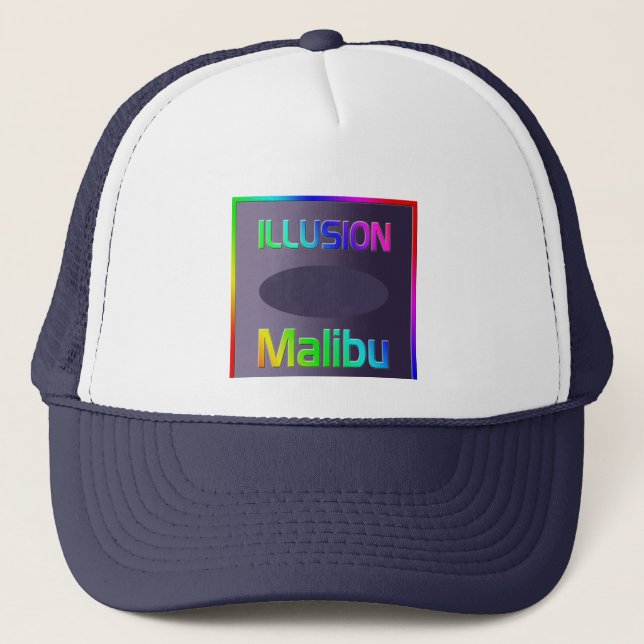 Boné "ILLUSION Malibu" Chapéu! (Frente)