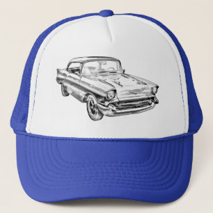 Boné Ilustração 1957 do Bel Air de Chevy