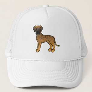 Boné Ilustração de Cartoon de Cão de Bindle Great Dane