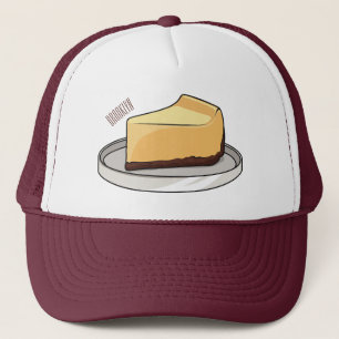 Boné Ilustração de desenho animado de Cheesecake