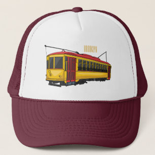 Boné Ilustração de desenho do carrinho de Mata