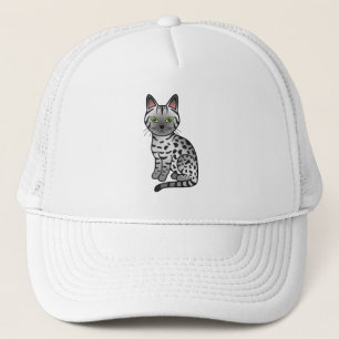 Boné Ilustração de Gato de Cartoon Mau Cute Egípcio de