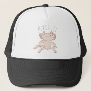 Boné Ilustração do Axolotl de Digitas, animal bonito