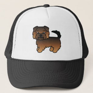 Boné Ilustração do Cão de Cartoon Grizzle Norfolk Terri