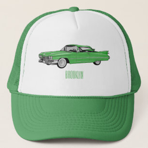 Boné Ilustração do desenho animado Classic car 1959