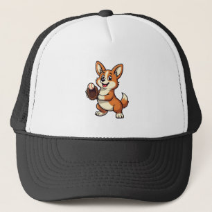 Boné Ilustração Vetorial de Cartoon de Apanhador de Cãe