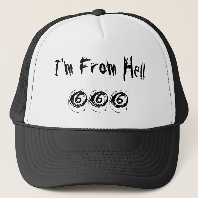 Boné I'm From Hell 666 (Frente)