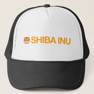 Boné Imagem do logotipo do Cheio Shiba Inu - Trucker Ha