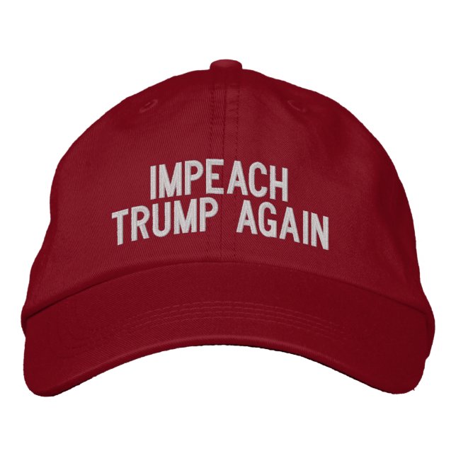 Boné Impeachment de Trump Novamente (Frente)