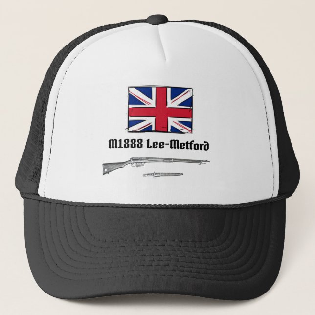 Boné Império Britânico P1888 Fuzil Lee Metford  (Frente)