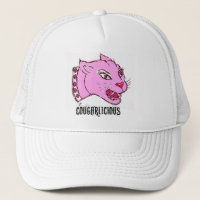 IMPRESSÃO DO PUMA DE COUGARLICIOUS NO ROSA QUENTE