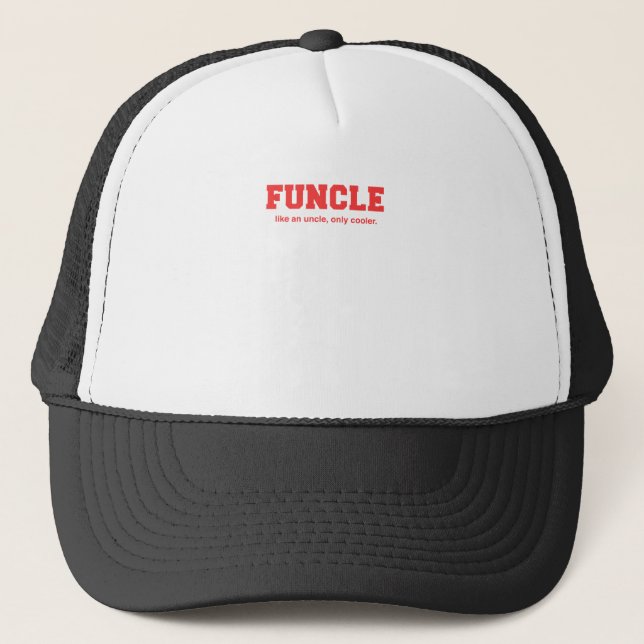 Boné Impressão engraçado da faculdade de Funcle (Frente)