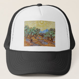 Boné Impressionismo Vincent Van Gogh Olive Trees Famoso