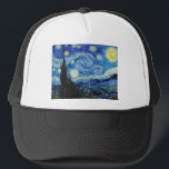 Boné Impressionismo Vincent Van Gogh Starry Night<br><div class="desc">Procurando por arte fina, arte em galeria ou arte em galeria? Você veio ao lugar certo. Impressionismo Vincent Van Gogh Starry Night Significando Famoso Design de Artes Visuais apresenta um excelente exemplo de expressão trabalho de arte. Este Impressionismo Vincent Van Gogh Starry Night Significando Famoso Design de Artes Visuais reflete...</div>