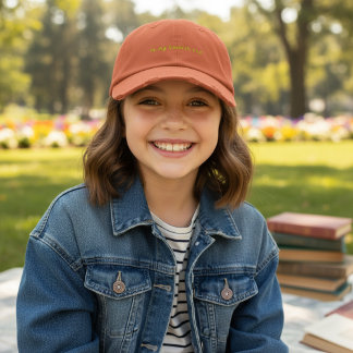 Boné In My Bookish Era in Burnt Orange