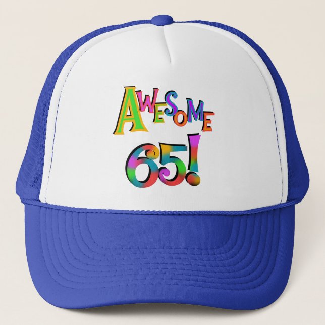 Boné Incrível 65 Camisetas de aniversário e presentes (Frente)