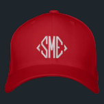 Boné Iniciais Monogramas personalizados personalizados<br><div class="desc">Iniciais Monogramas Monogramas Boné personalizado bordado com beisebol personalizado apresenta o simples monograma bordado moderno de suas iniciais. Perfeito como presente para a família e amigos no aniversário,  Natal,  Dia de os pais,  Dia de as mães,  casamentos e muito mais. Criado pelo Evco Studio www.zazzle.com/store/evcostudio</div>