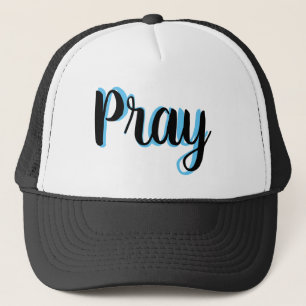 Boné inscrição de PRAY fofo Trucker Hat