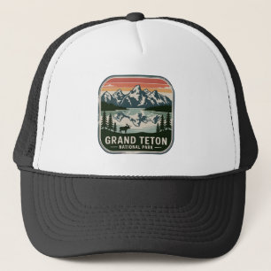 Boné Insígnia de Alce do Parque Nacional Grand Teton