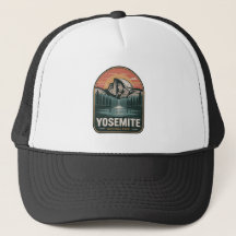 Insígnia Retro do Parque Nacional de Yosemite