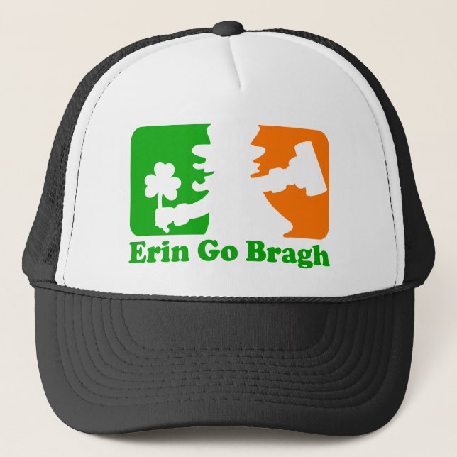Boné Insígnias do Leprechaun: Erin vai Bragh (Frente)