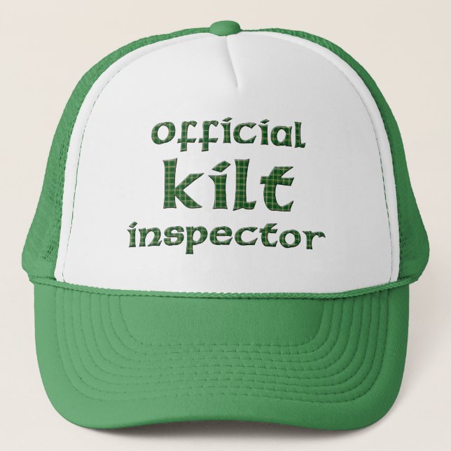Boné Inspector oficial do Kilt (Frente)