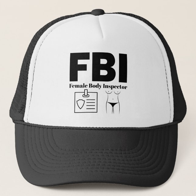 Boné Inspetora do corpo feminino do FBI (Frente)