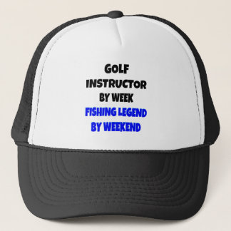 Boné Instrutor de golfe de lenda de pesca