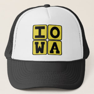 Boné IOWA Estado Iowan Hawkeye Des Moines Cedar Rapids
