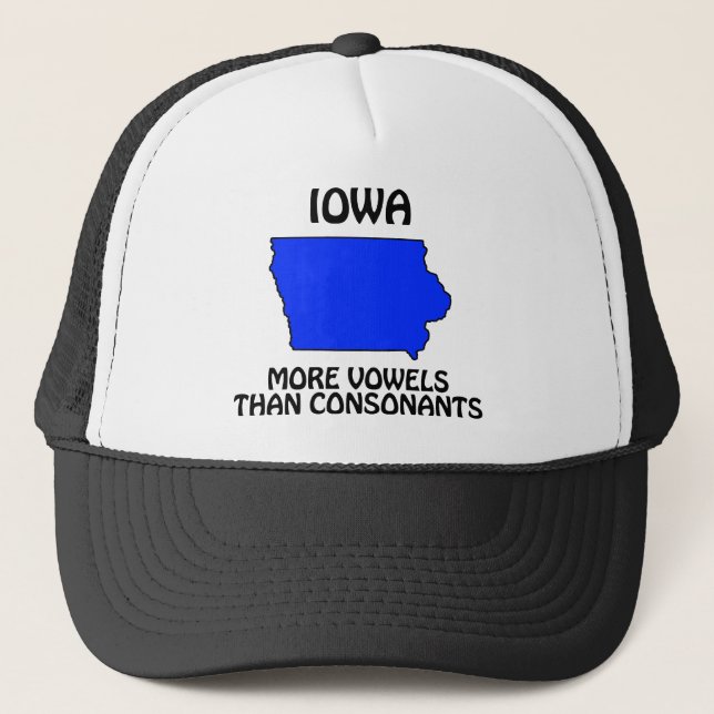 Boné Iowa - Mais Vogais do que Consoantes (Frente)
