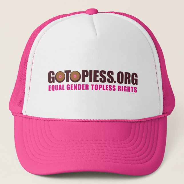 Boné Ir sem Topless hat Brown (Frente)