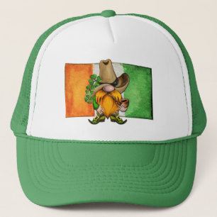 Boné Irish Flag Cowboy Gnome Lucky