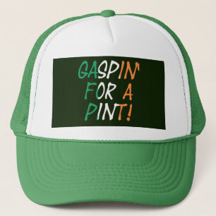 Boné Irish Flag Gaspin Para Uma Sobreposição De Pint