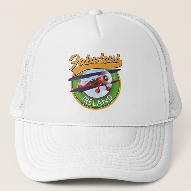 Boné Irlanda fabulosa adesivo de viagem. (Frente)