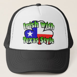 Boné Irlandês com o chapéu do estilo de Texas