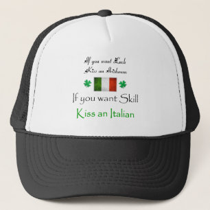 Boné IRLANDÊS do beijo - contra o ITALIANO