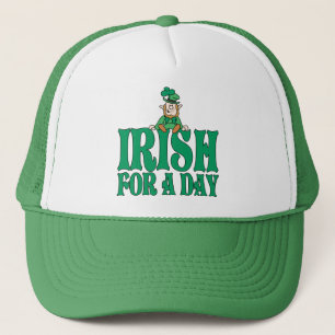 Boné Irlandês para um Leprechaun do dia
