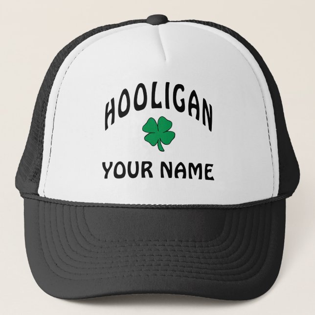 Boné irlandês personalizado do hooligan (Frente)