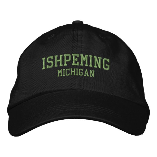 Boné Ishpeming Michigan Boriderada Baseball Hat (Frente)