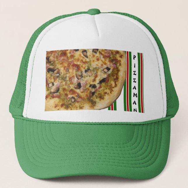 Boné Italiano, HOMEM da PIZZA (Frente)
