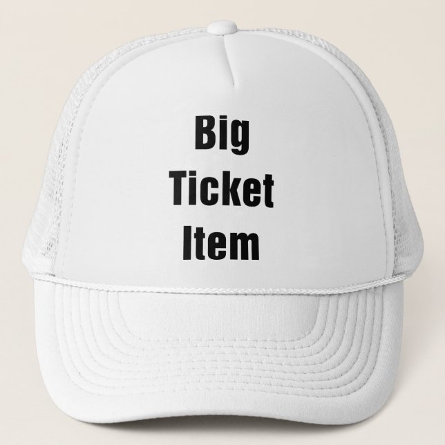 Boné Item de Bilhete Grande (Frente)