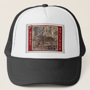 Boné Itens de Feriados Felizes para Veados de Whitetail