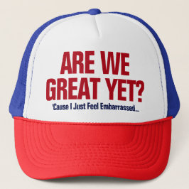Boné Já somos ótimos? Eu só sinto vergonha